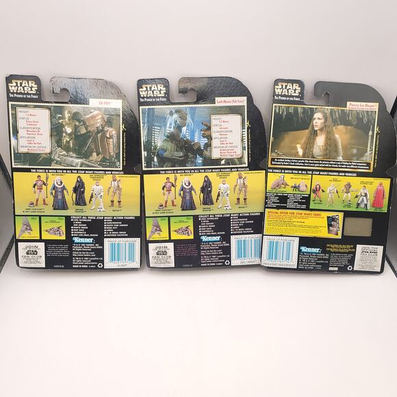 Star Wars The Power of the Force EV9D9 Saelt Maree Leia New in Packaging - Picture 2 of 8